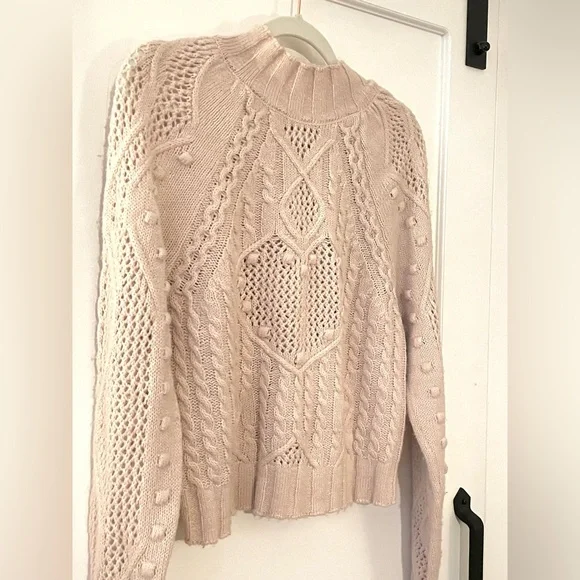 Free People Reina Cable Pullover - NEW - Picture 5 of 9